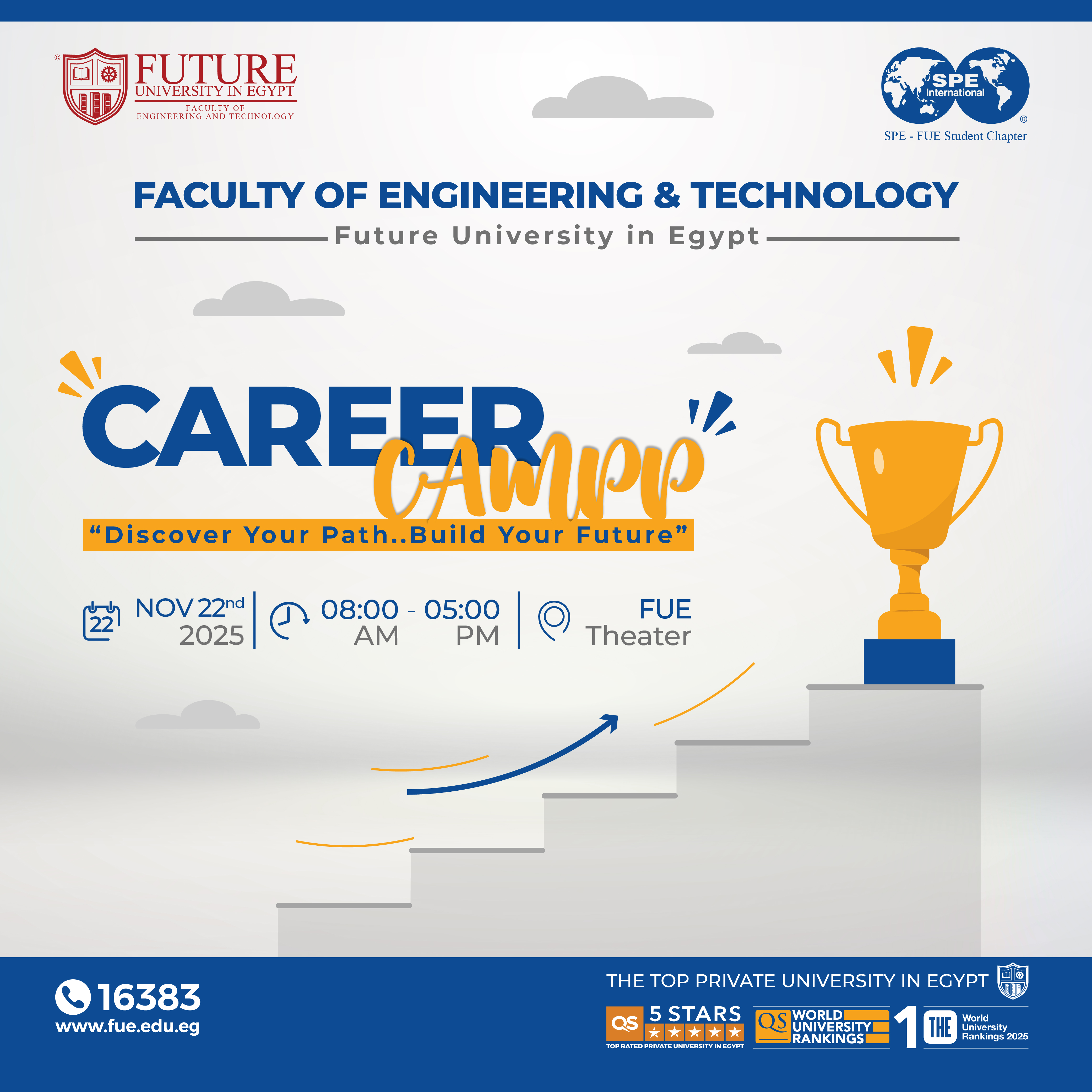 FUE SPE Student Chapter Event – Career Campp at Future University in Egypt