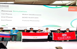Future University Students Achieve Top Honors at the RoboCup European Junior Championship