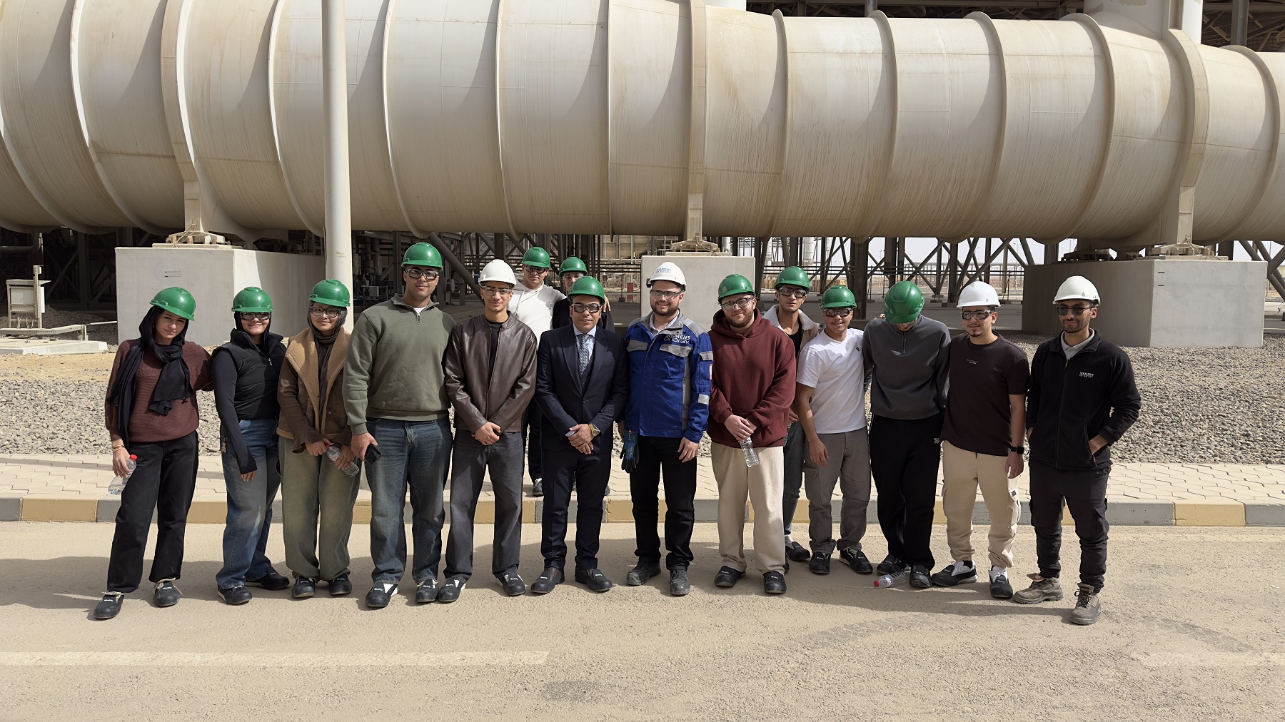 Mechanical Engineering Students Visit the New Administrative Capital Power Plant