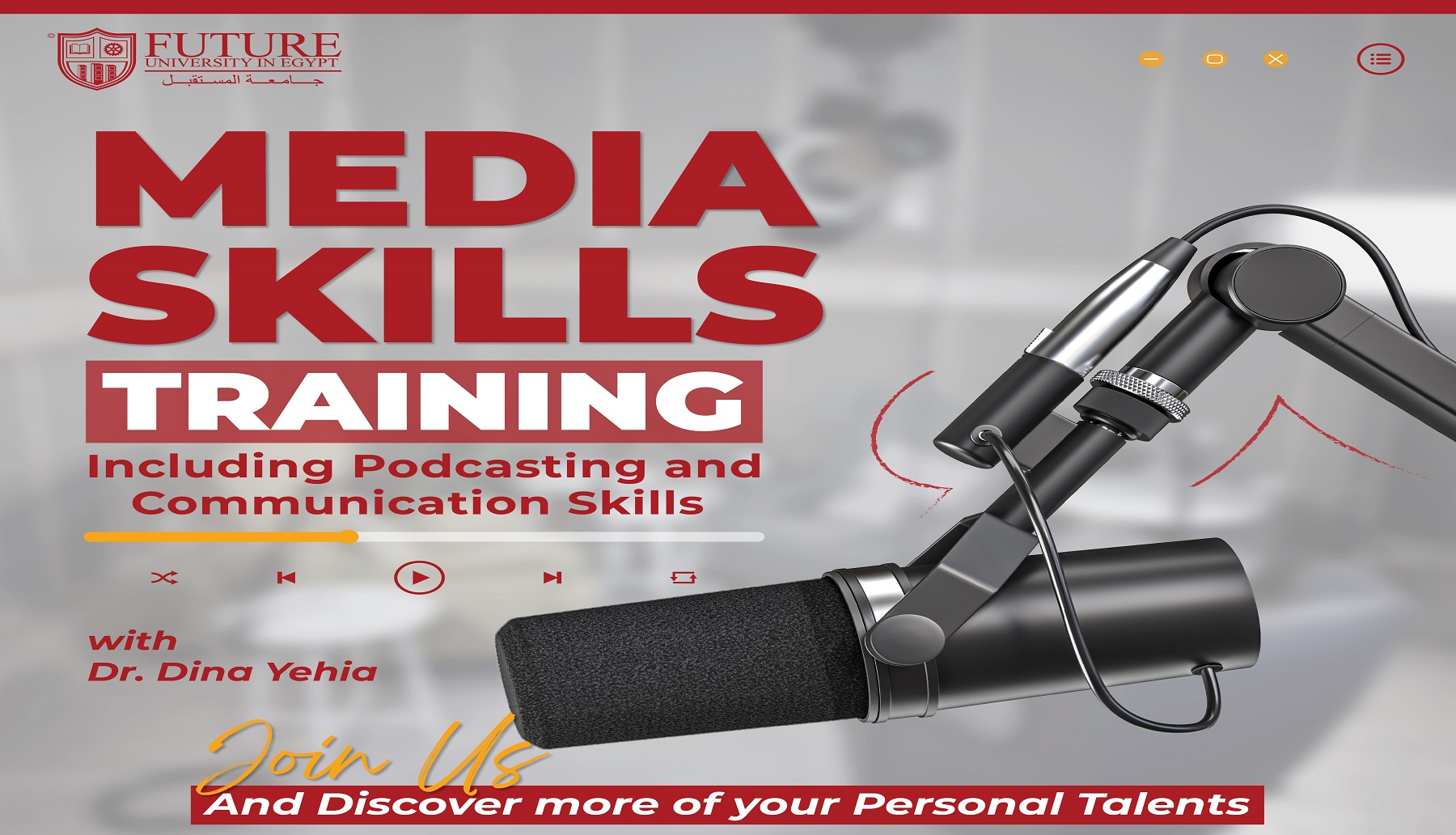 Future University in Egypt Introduces a Media skills Training Program Focused on Podcast Production