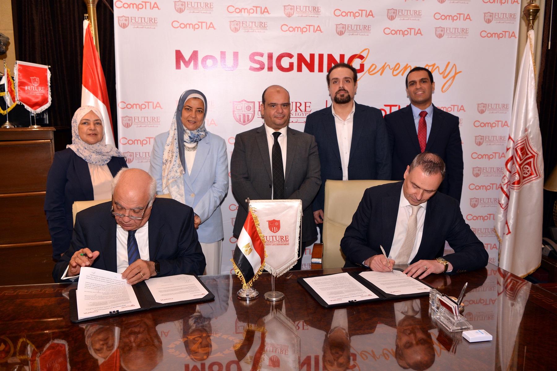 Future University in Egypt Signs Official Collaboration Agreement with CompTIA to Enhance Student Success